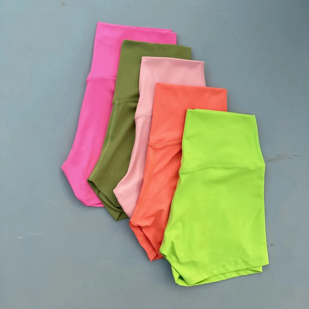 Shorts Feminino de Cintura Alta com Modelagem Justa – Melissa